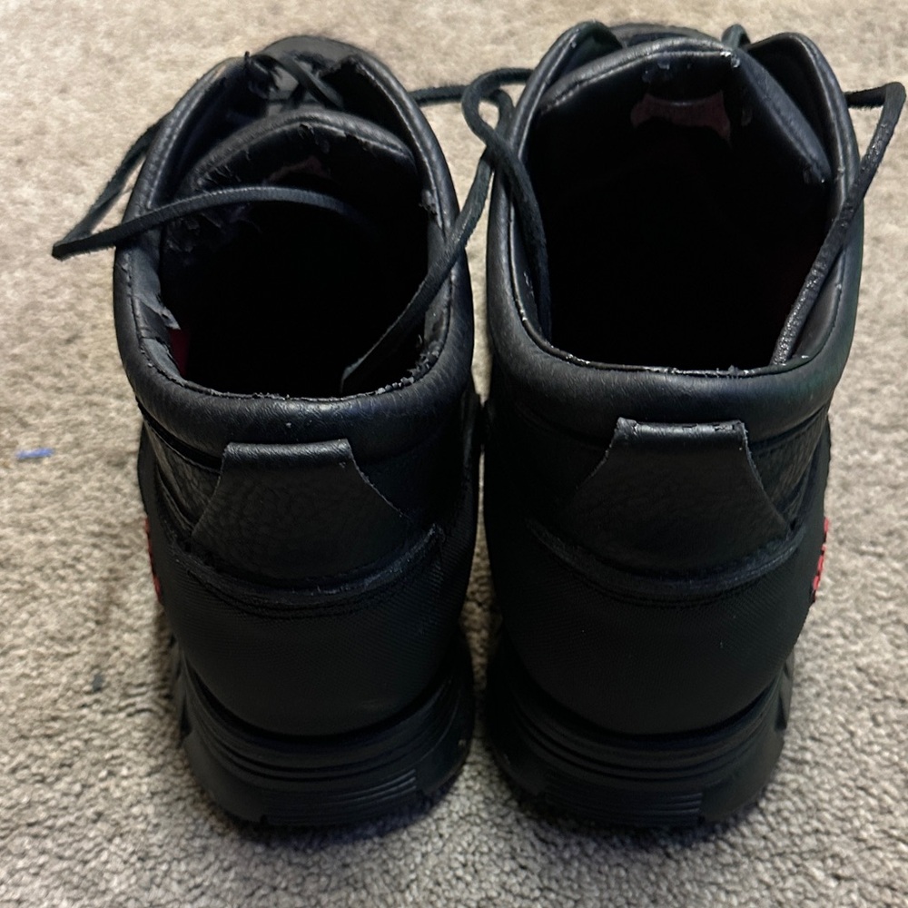 Polo Ralph Lauren Mens Dover III Hiking Boots Strap Lace Black Size 13D - Picture 4 of 8
